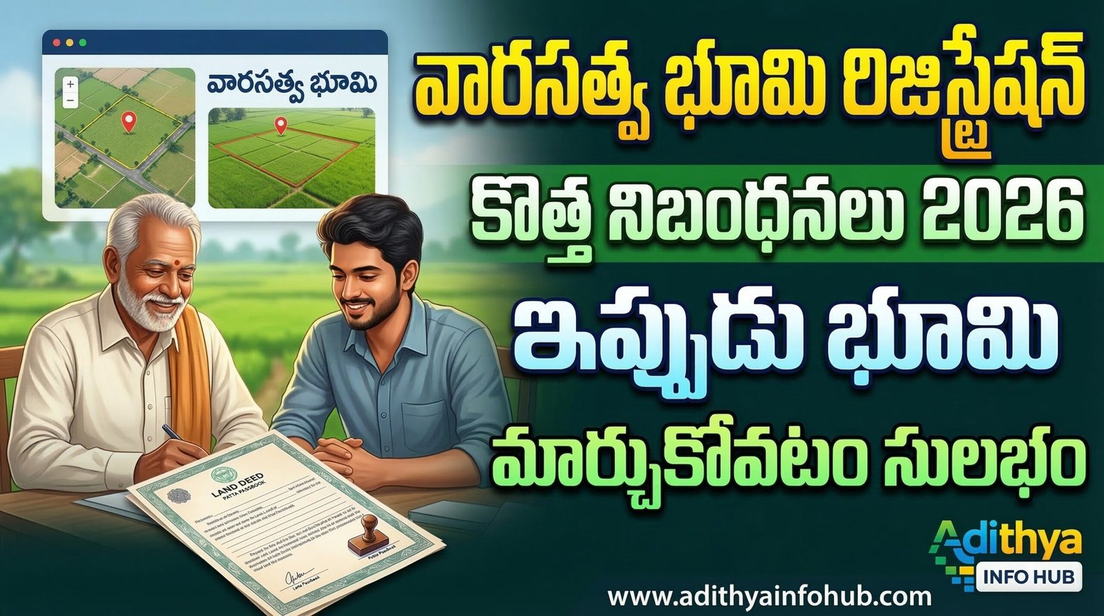 Ancestral Property Registration New Guidelines 2026