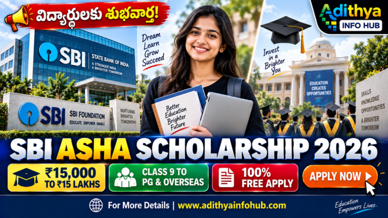 SBI Asha Scholarship 2026
