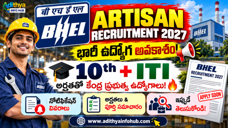 BHEL Artisan Recruitment 2027 Notification 01/2026 660 Posts